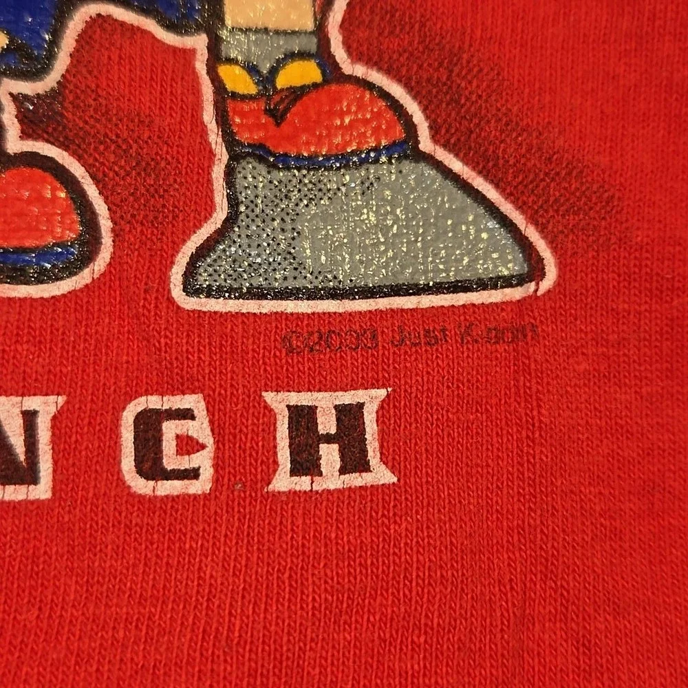 VTG Philmont Scout Ranch T-Shirt Youth M 10-12 Long Sleev Red BSA USA 2003 Delta